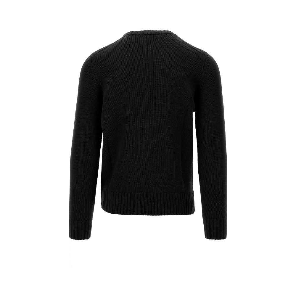 Pullover girocollo in lana Merino Extrafine