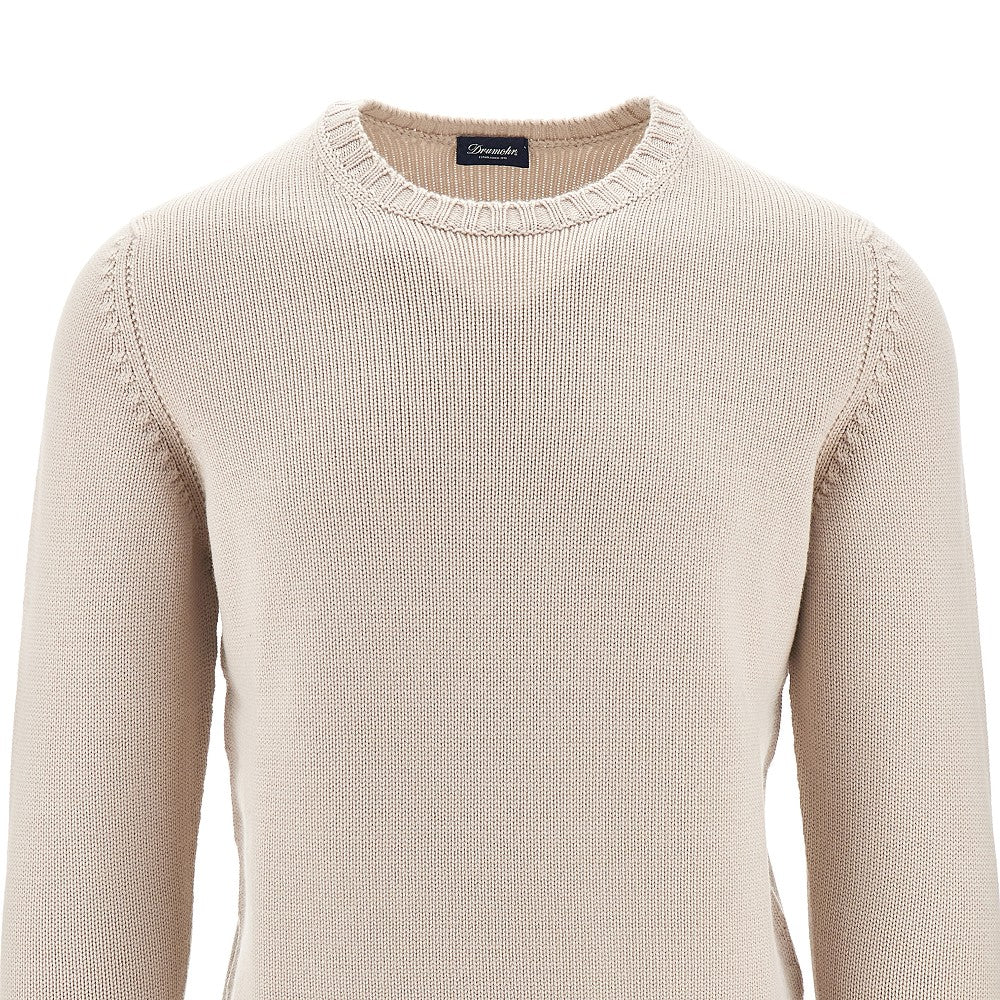 Pullover girocollo in lana Merino Extrafine