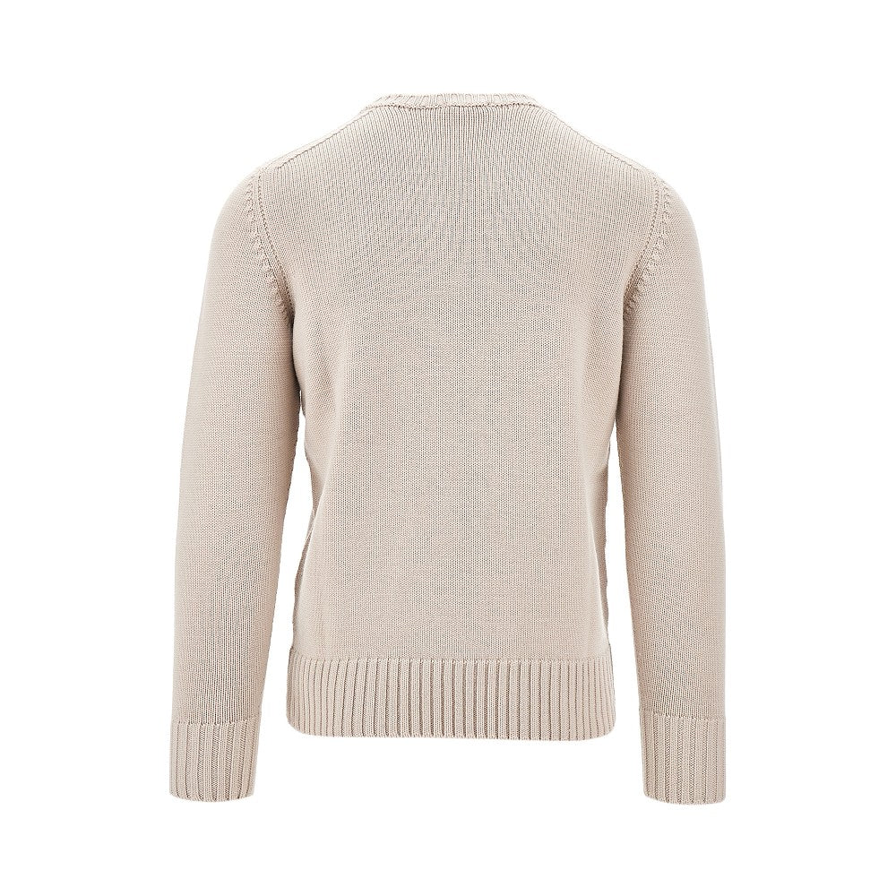 Pullover girocollo in lana Merino Extrafine