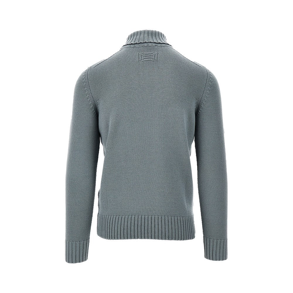 Pullover a collo alto in lana merino