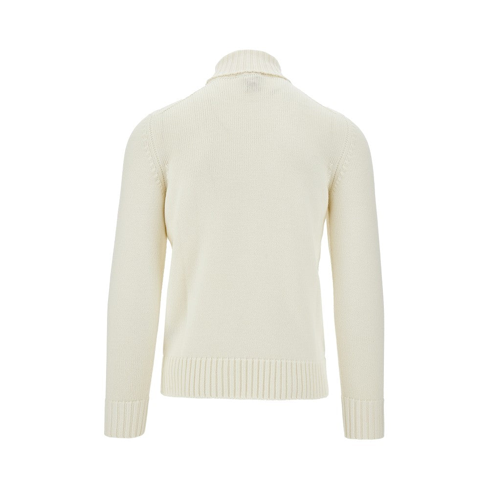 Extrafine Merino wool turtleneck sweater