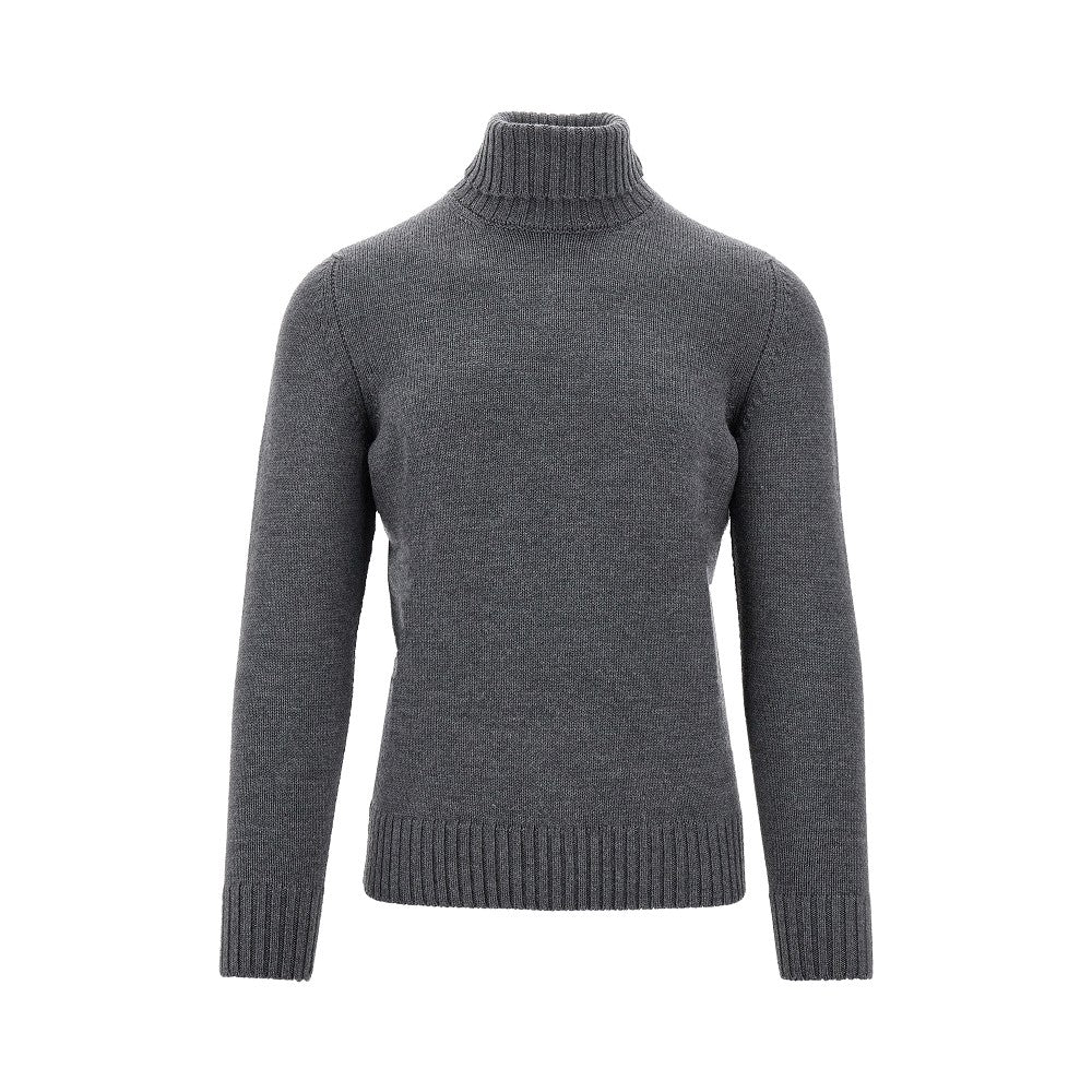 Pullover a collo alto in lana Merino