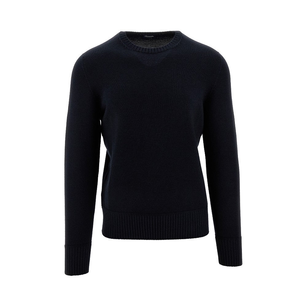 Pullover girocollo in lana Merino Extrafine