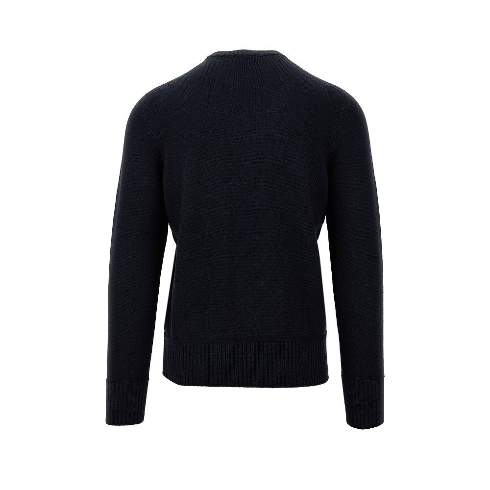 Pullover girocollo in lana Merino Extrafine