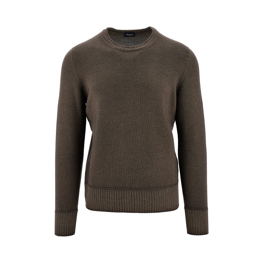 Pullover girocollo in lana Merino Extrafine