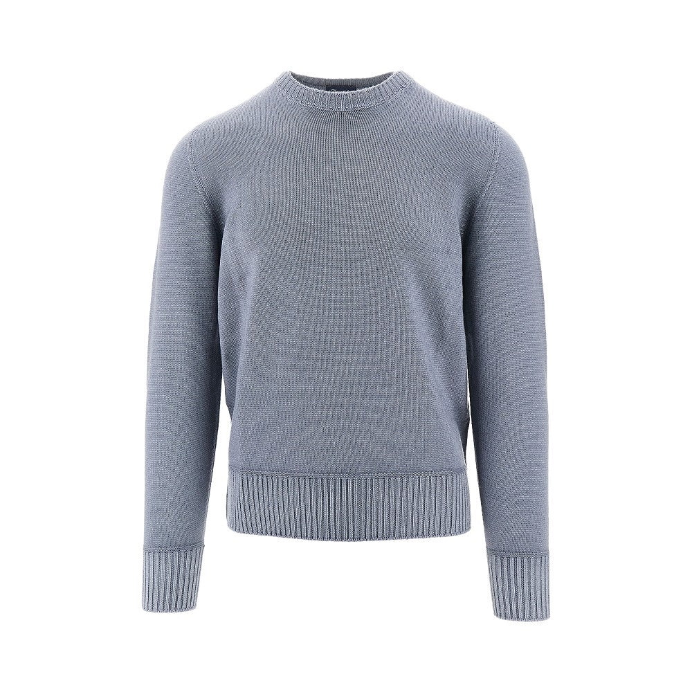 Pullover girocollo in lana Merino Extrafine