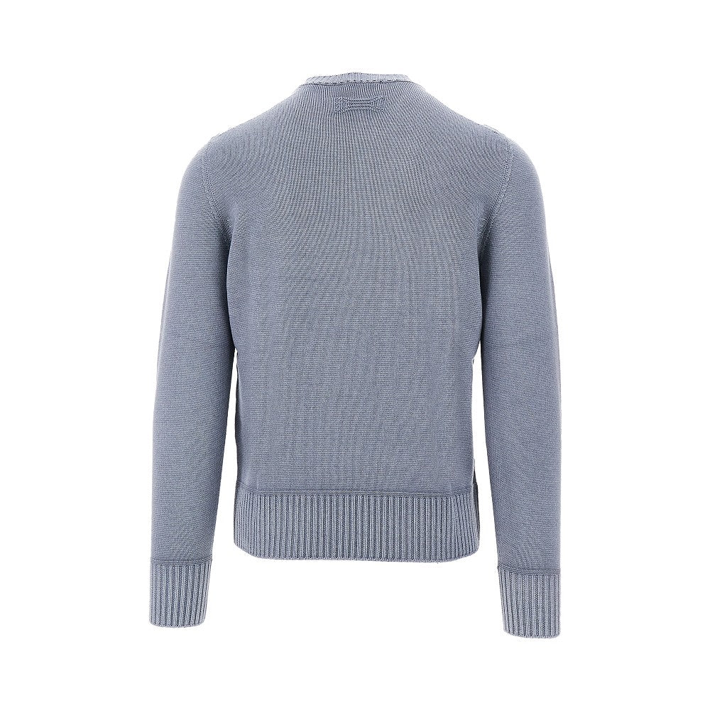 Pullover girocollo in lana Merino Extrafine