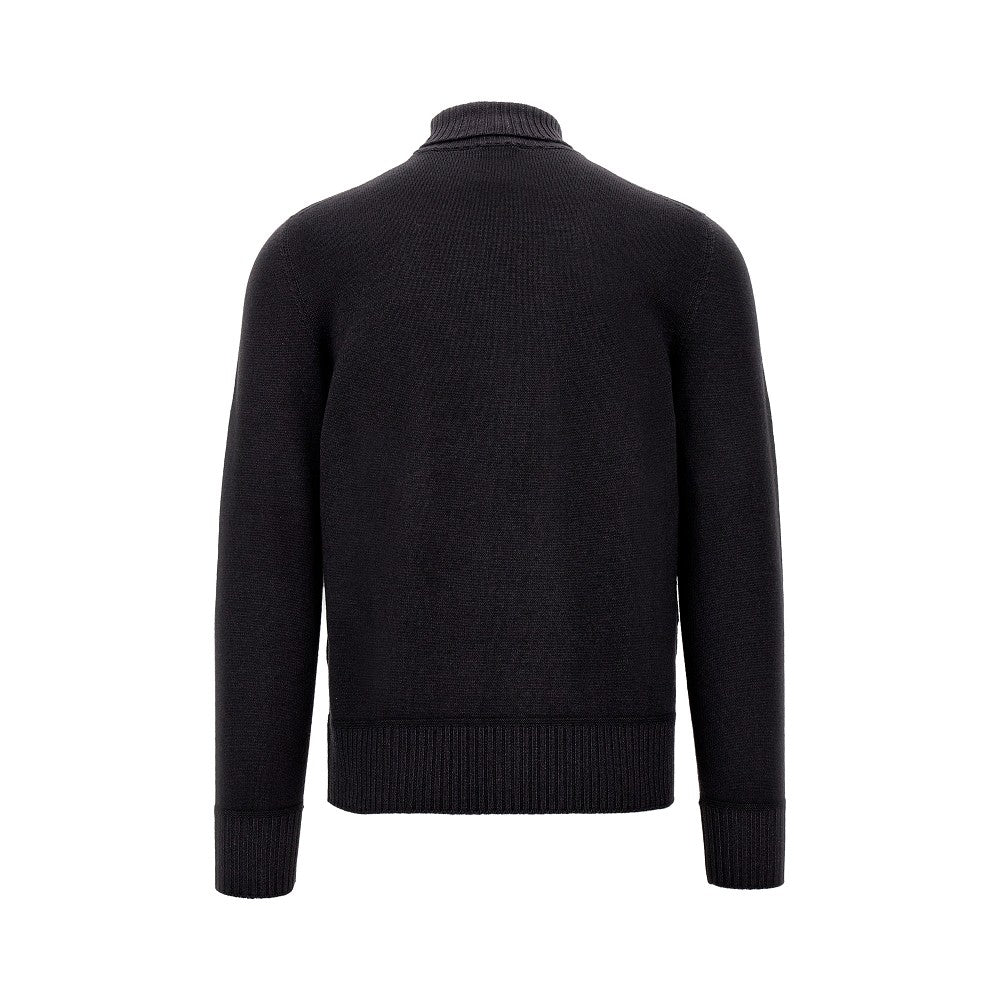 Merino wool turtleneck sweater