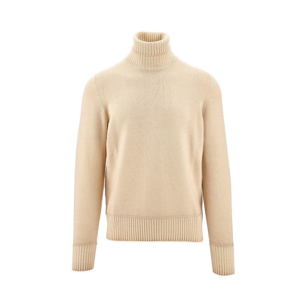 Merino wool turtleneck sweater