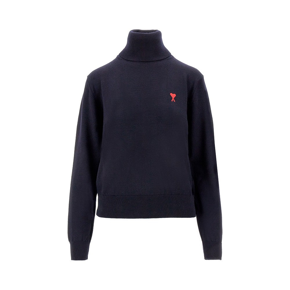 Pullover a collo alto in lana 'Ami de Coeur'