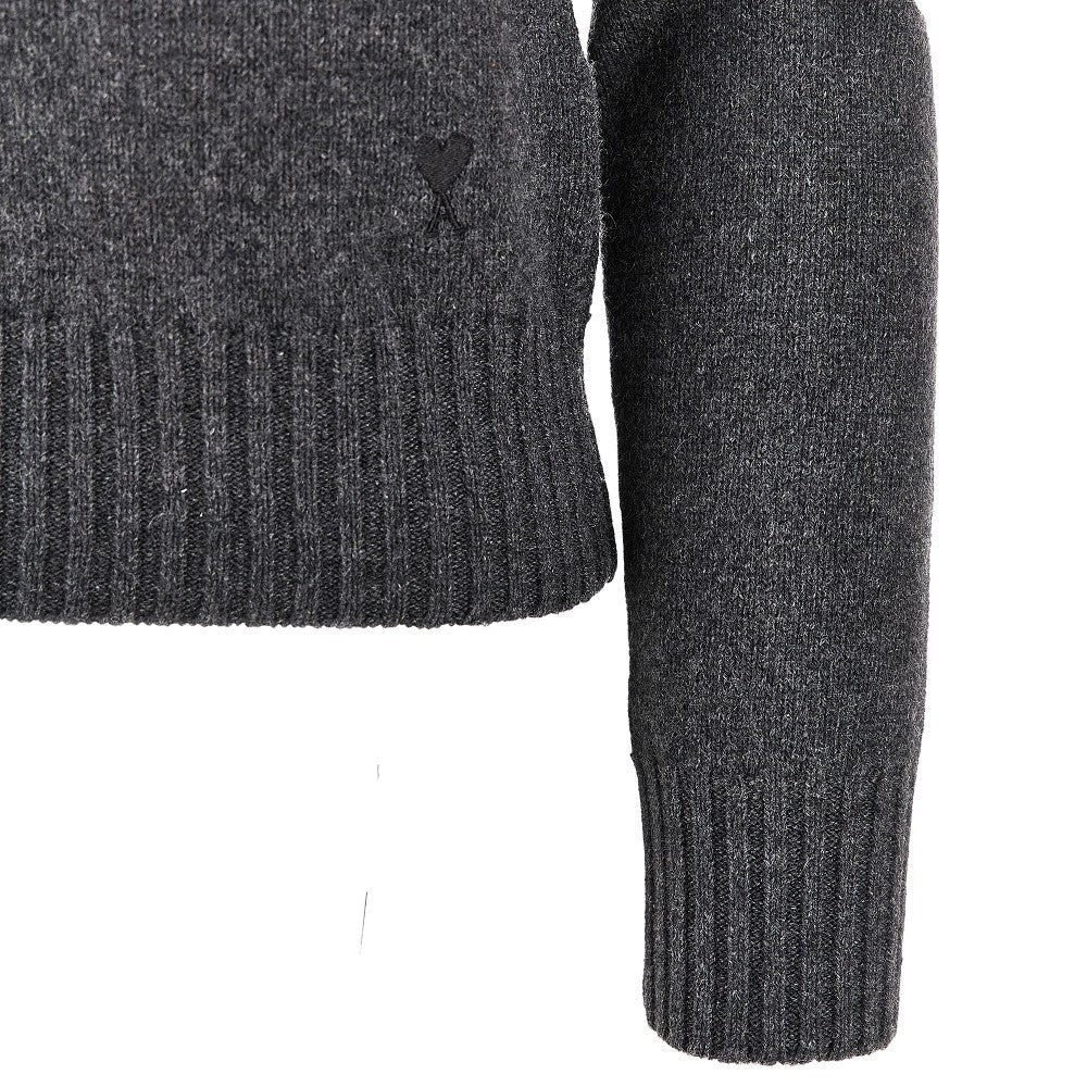 Cashmere standing collar sweater