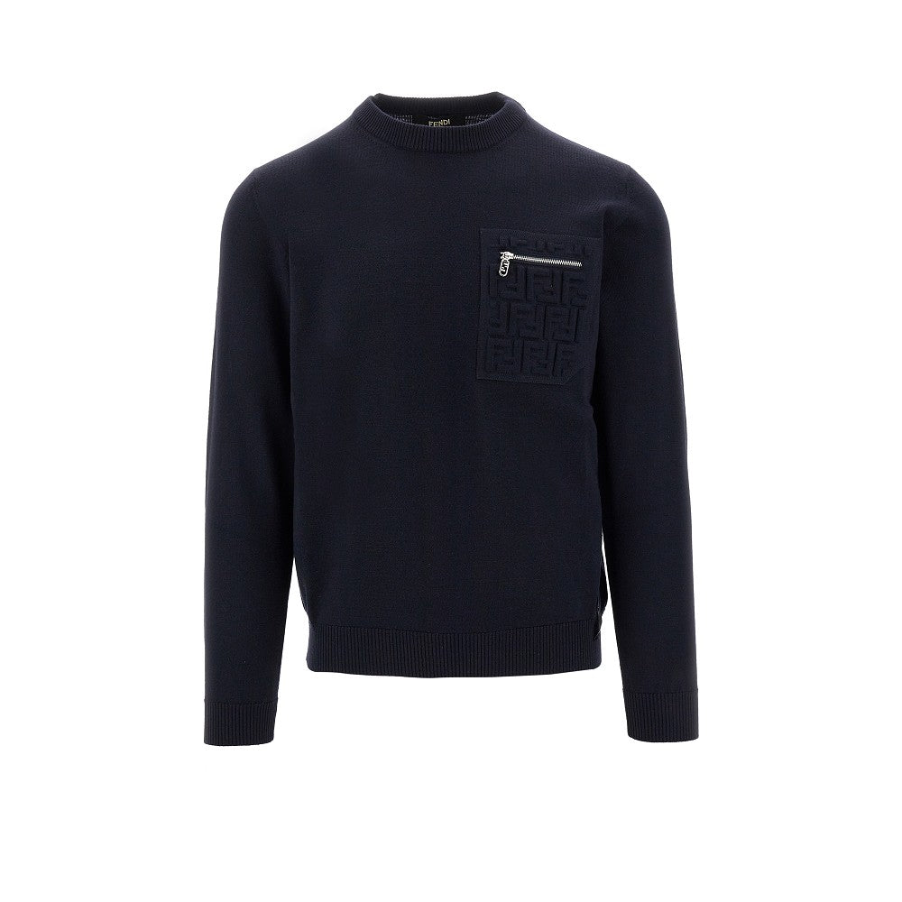 FF pocket wool sweater