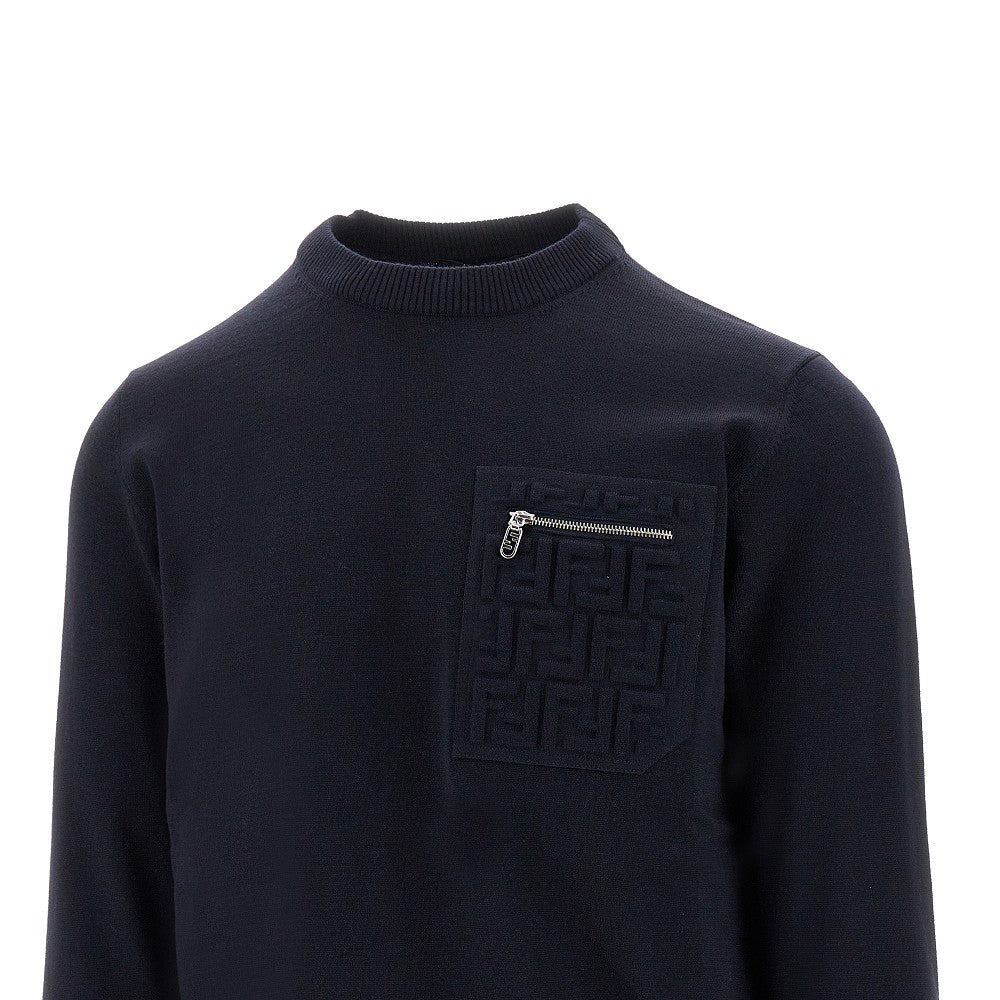 FF pocket wool sweater