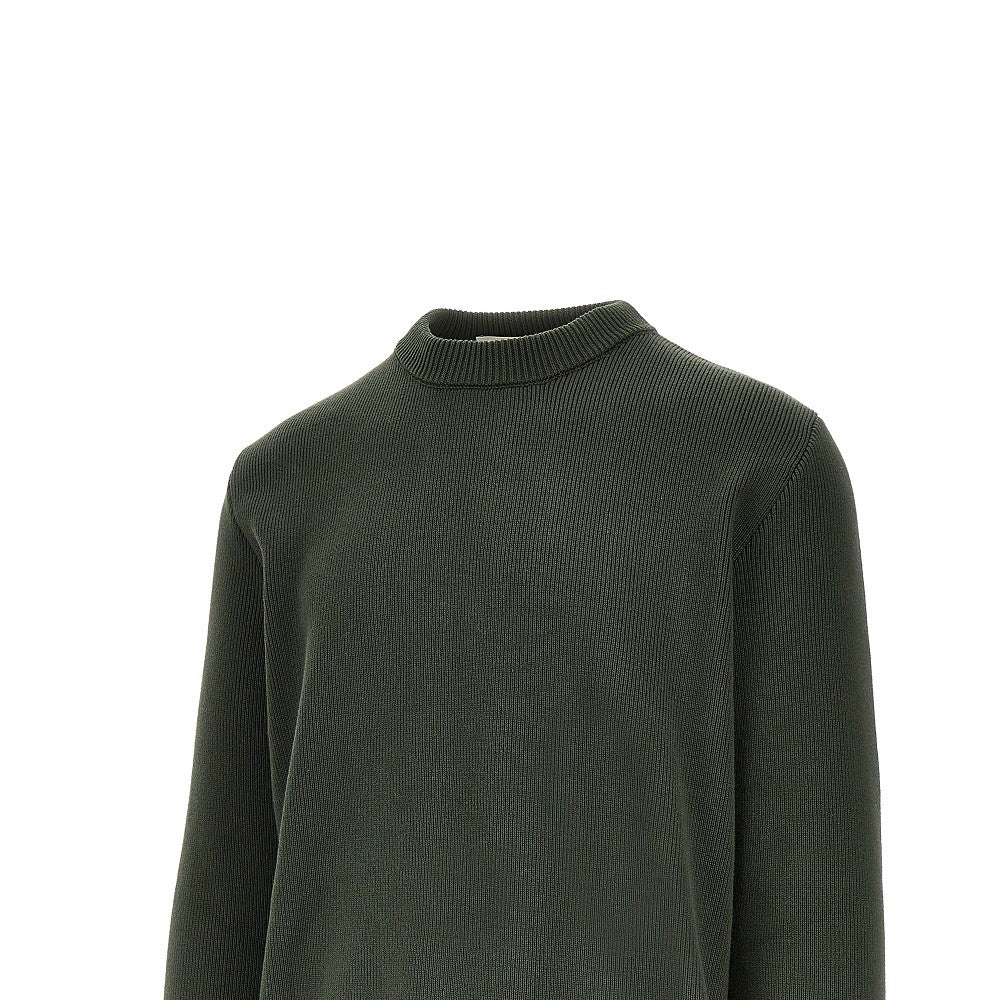 Pullover in misto cotone con patch 'Golden'
