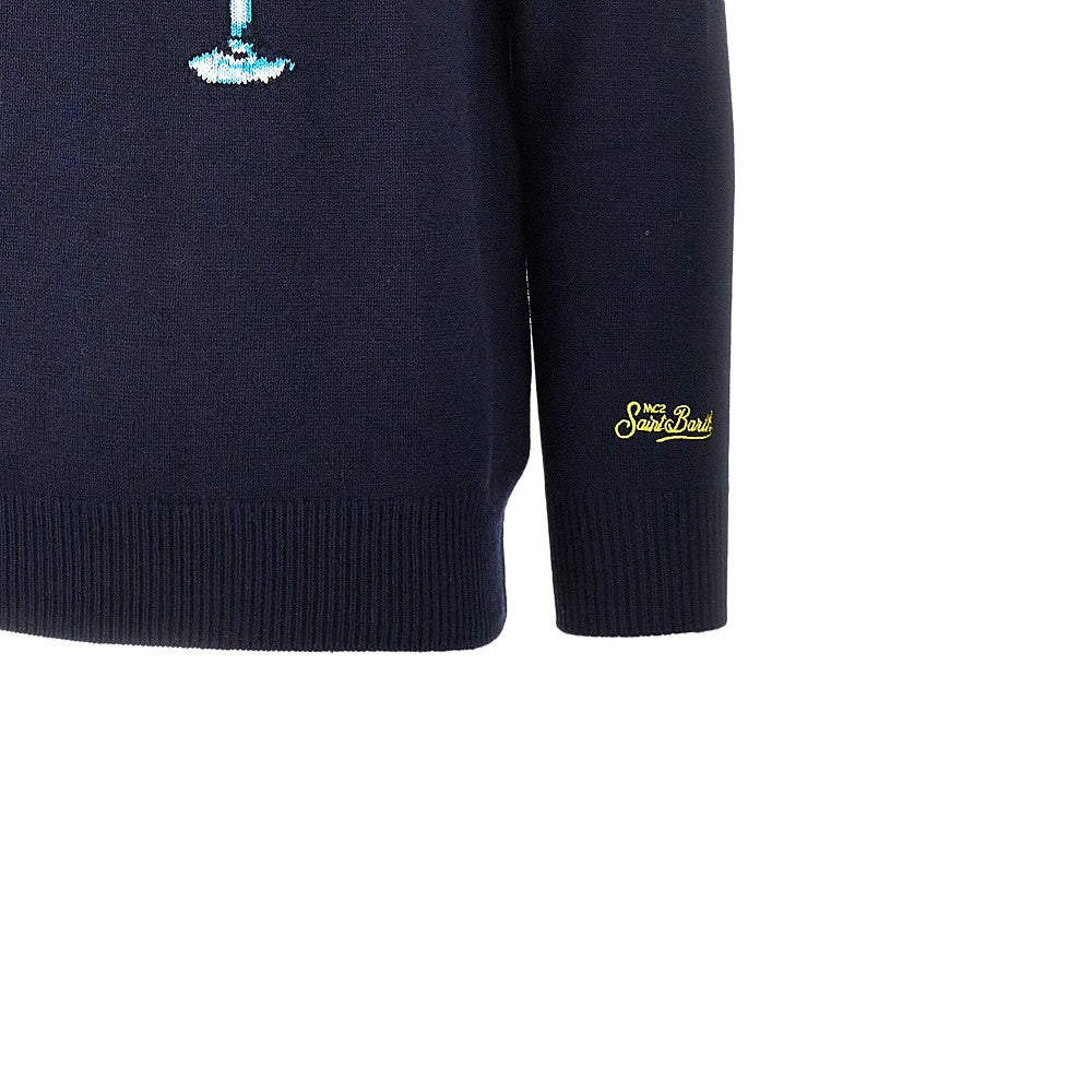 'Gin Tonic' cashmere-blend sweater