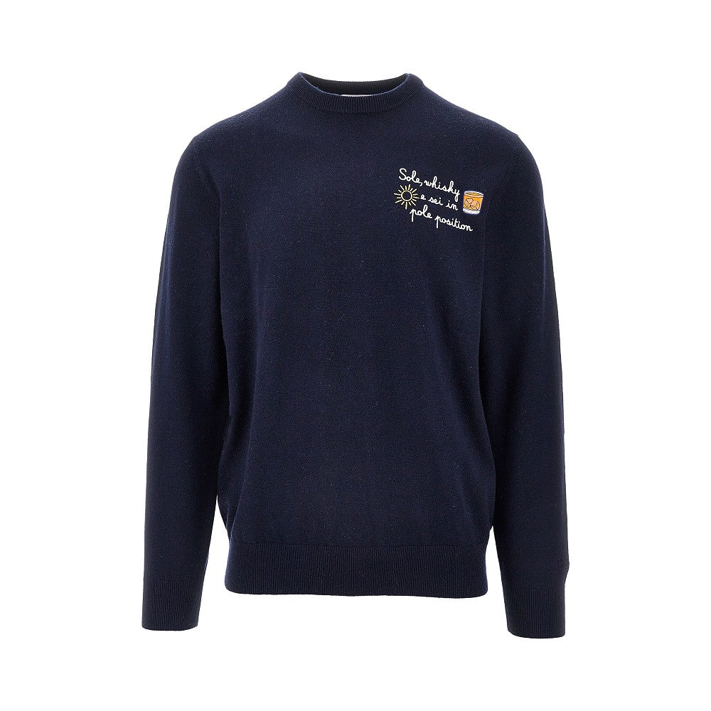 'Vacanze di Natale' embroidered sweater
