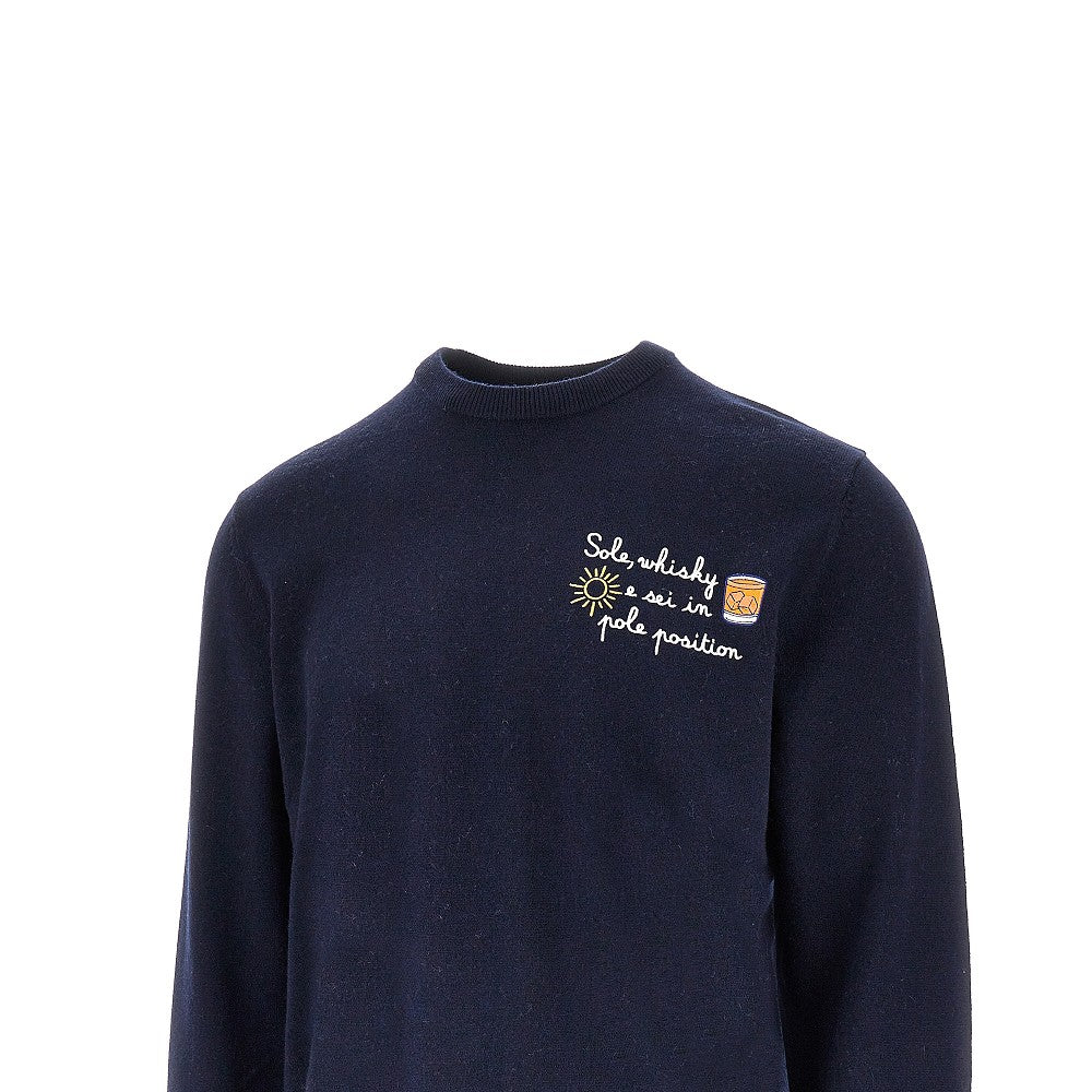 'Vacanze di Natale' embroidered sweater