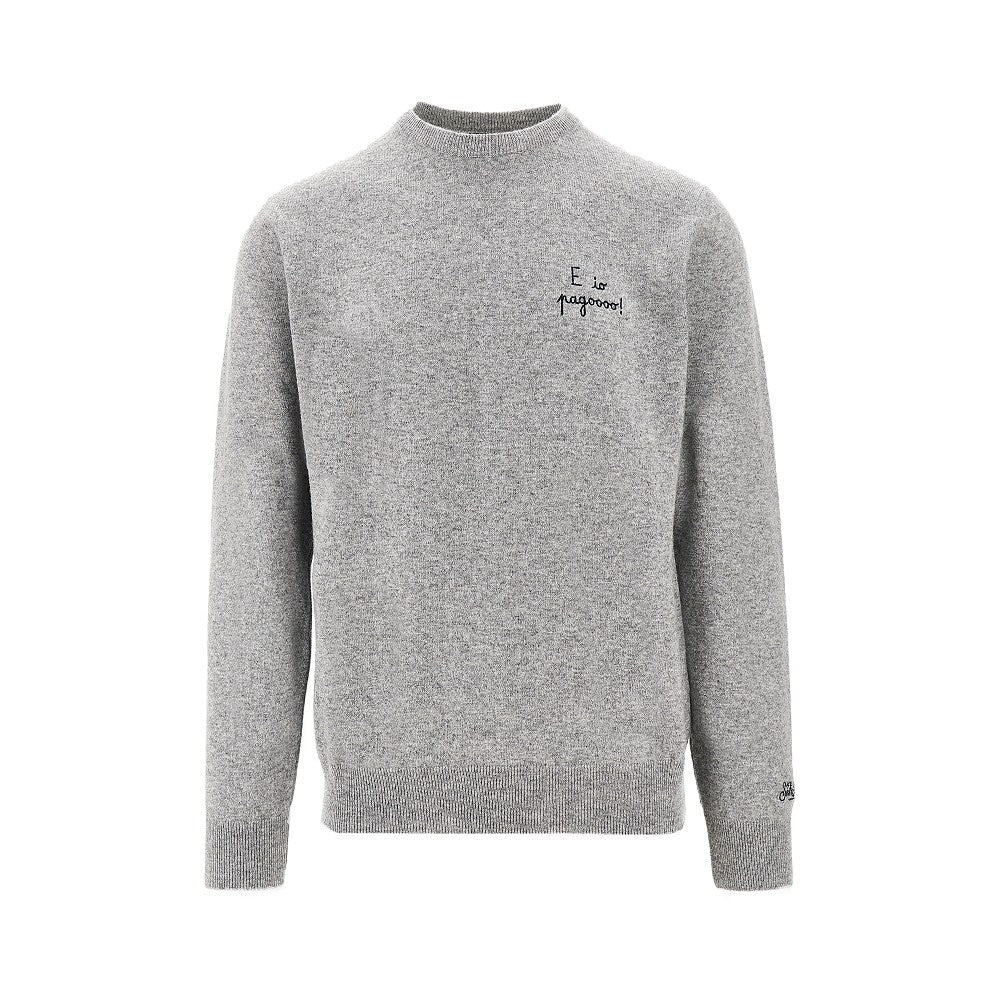 'Yuppies' embroidered sweater