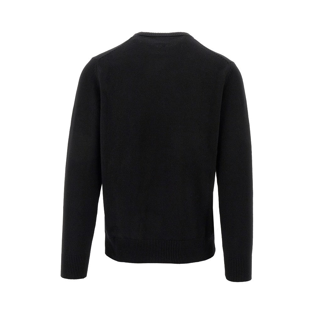 Pullover girocollo con motivo Negroni