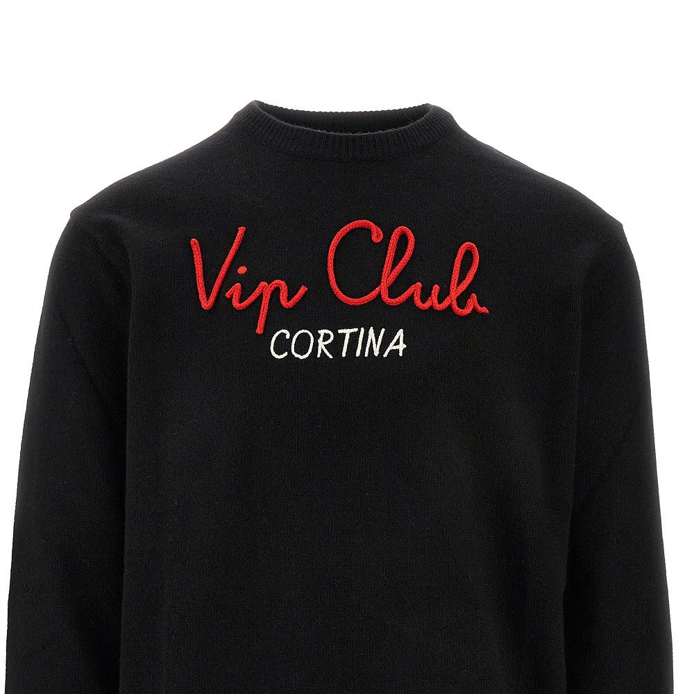 'Vip Club' crewneck sweater