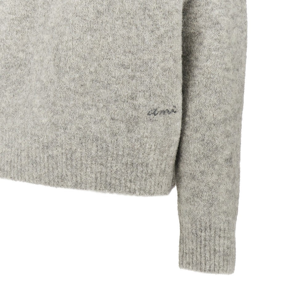 Alpaca-blend crewneck sweater