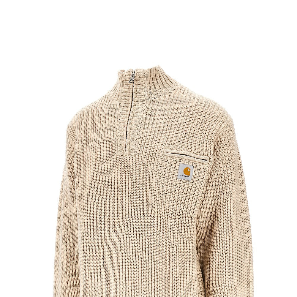 'Detroit' half-zip sweater