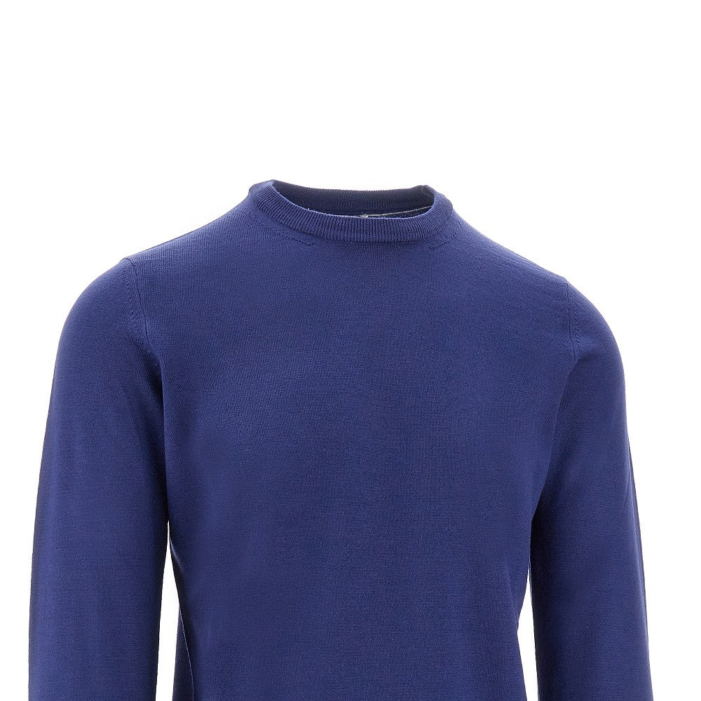 Merino wool crewneck sweater