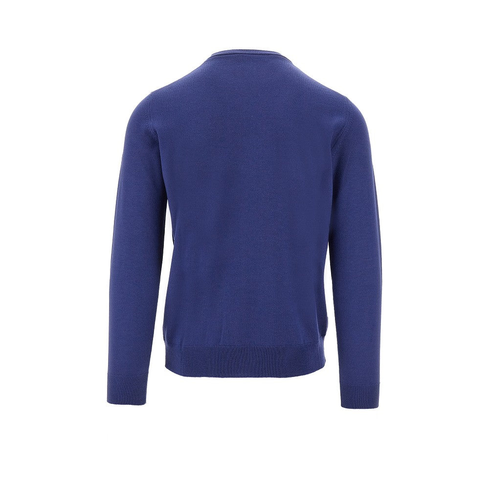 Merino wool crewneck sweater