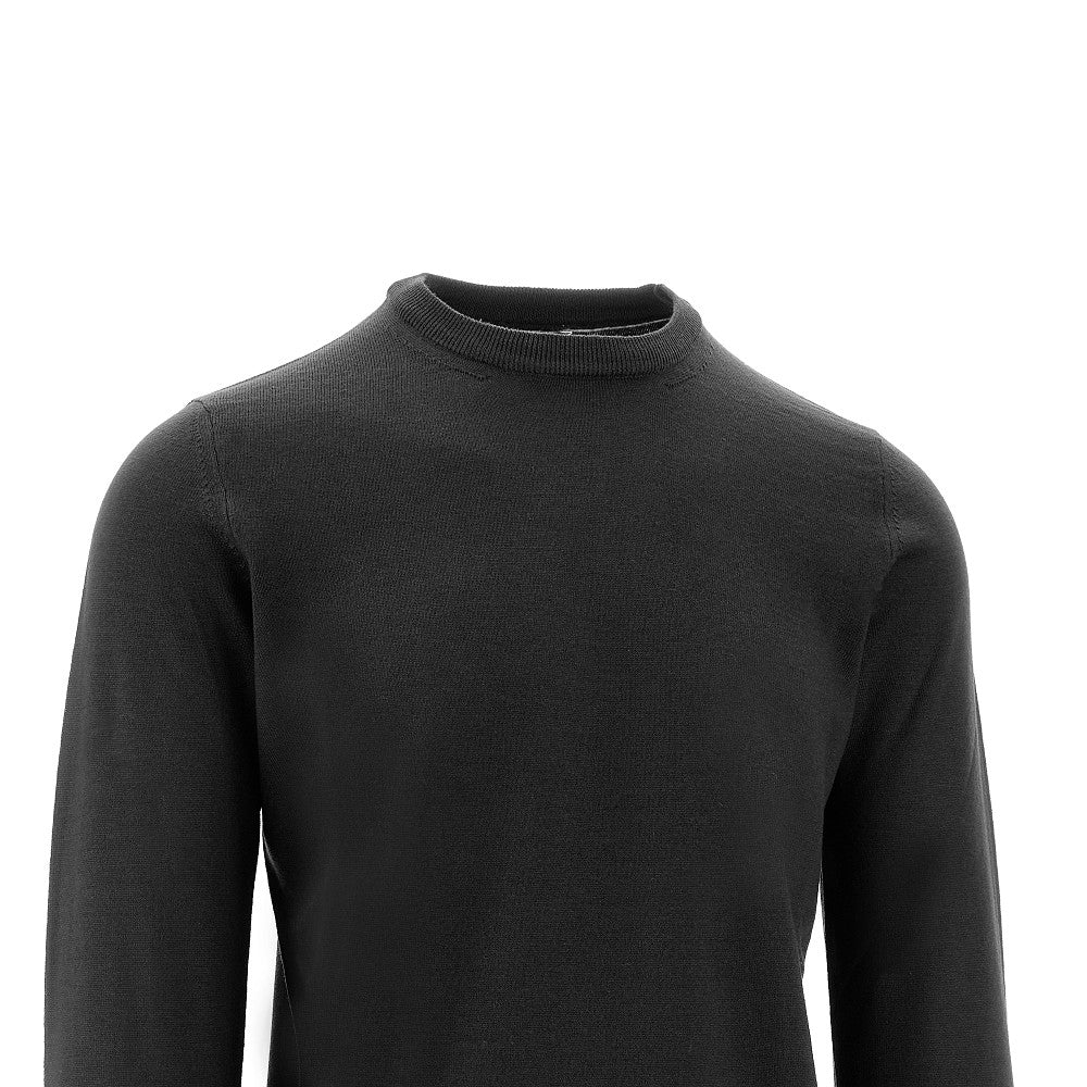 Merino wool crewneck sweater