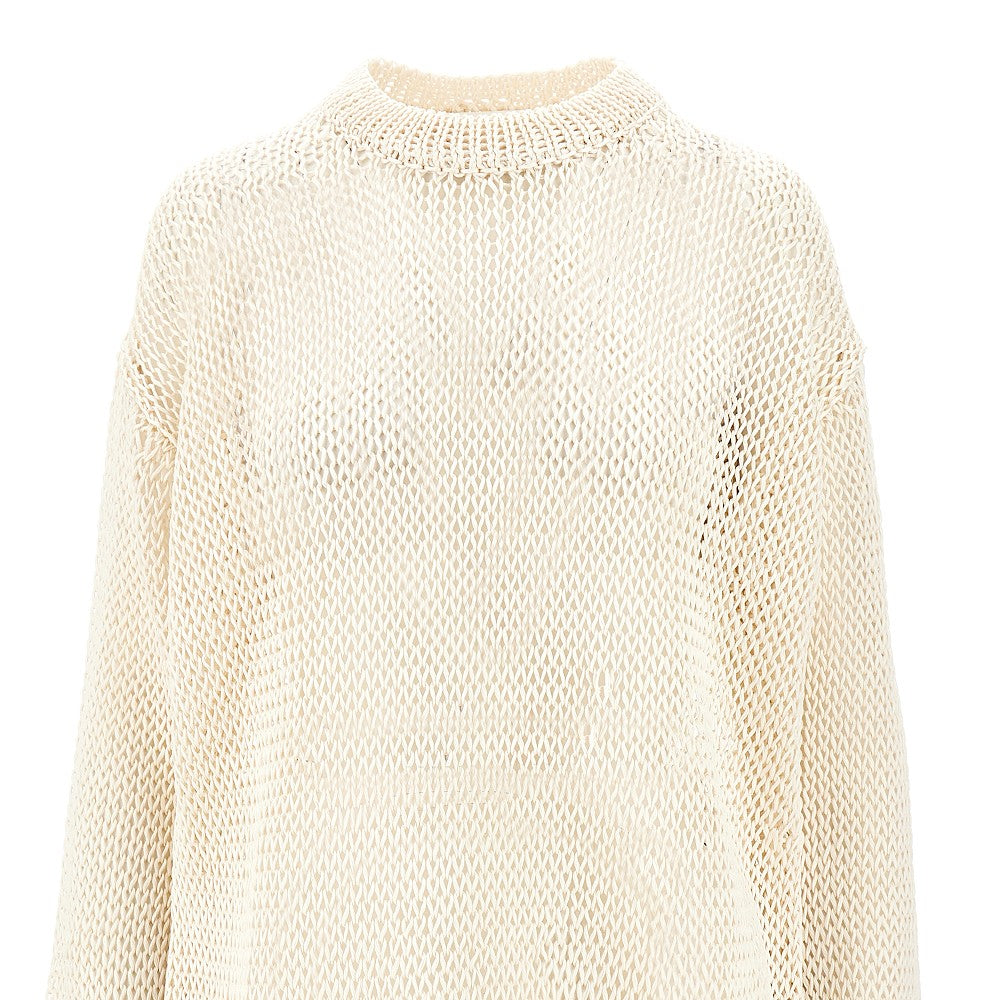 Oversized silk sweater