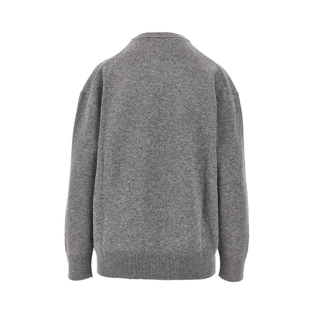 Cashmere-blend V-neck sweater