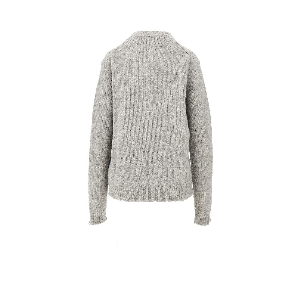 Alpaca-blend crewneck sweater