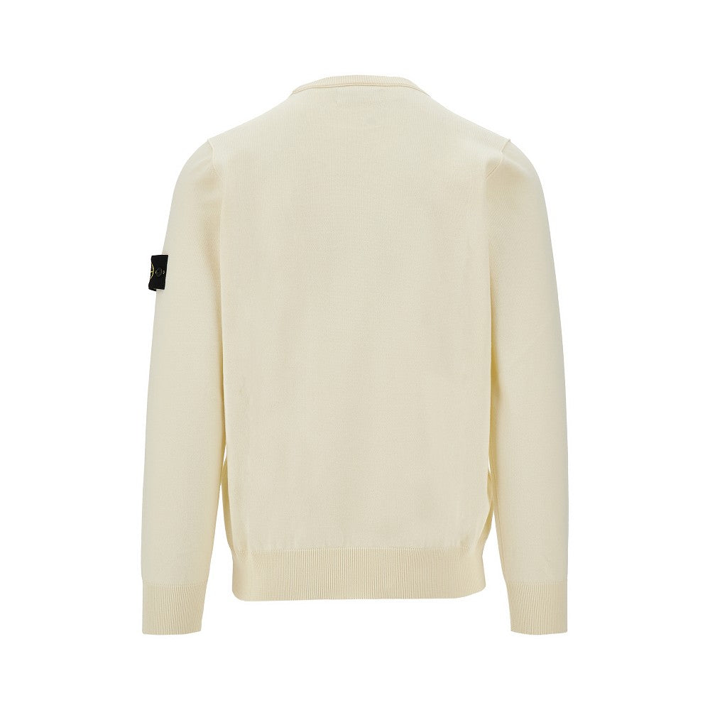 Organic cotton crewneck sweater
