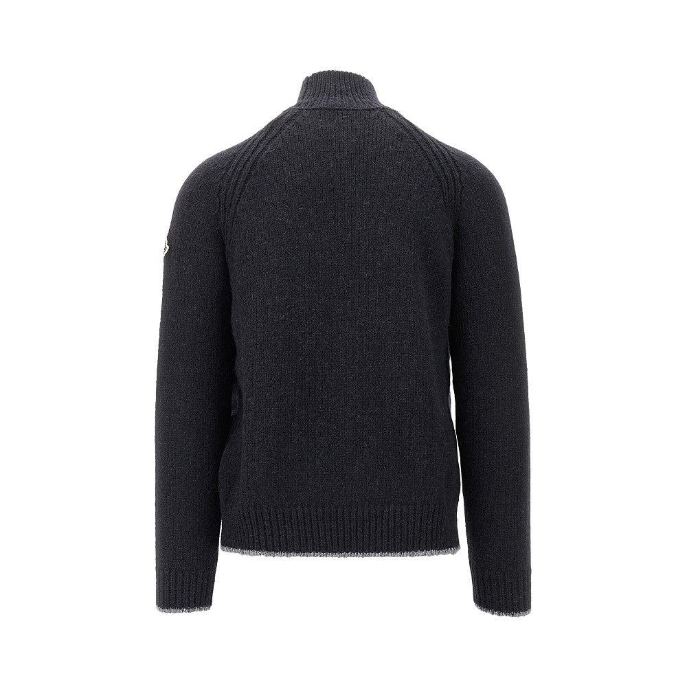 Alpaca-blend turtleneck sweater