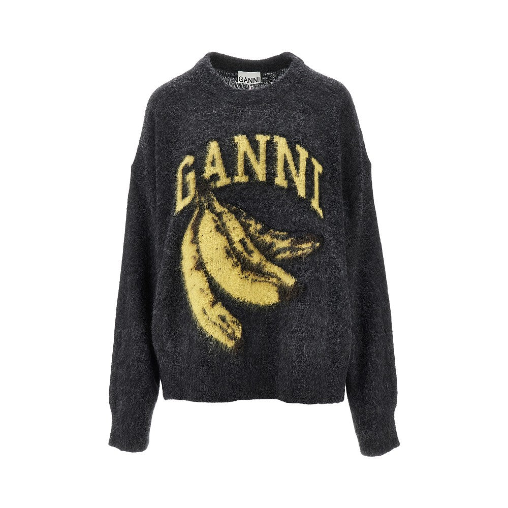 'Banana' alpaca-blend sweater
