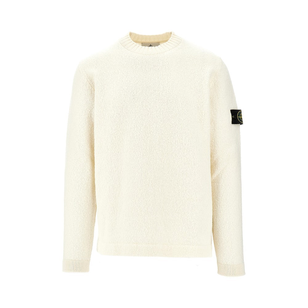 Pullover in misto lana bouclé