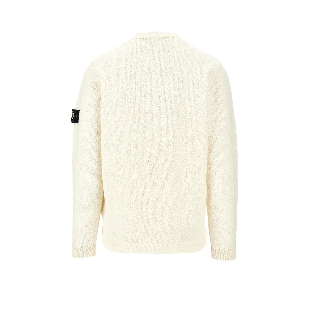 Pullover in misto lana bouclé