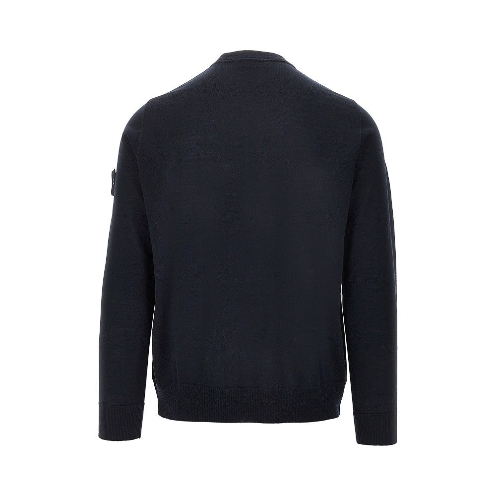 Pullover girocollo in lana 'Ghost'