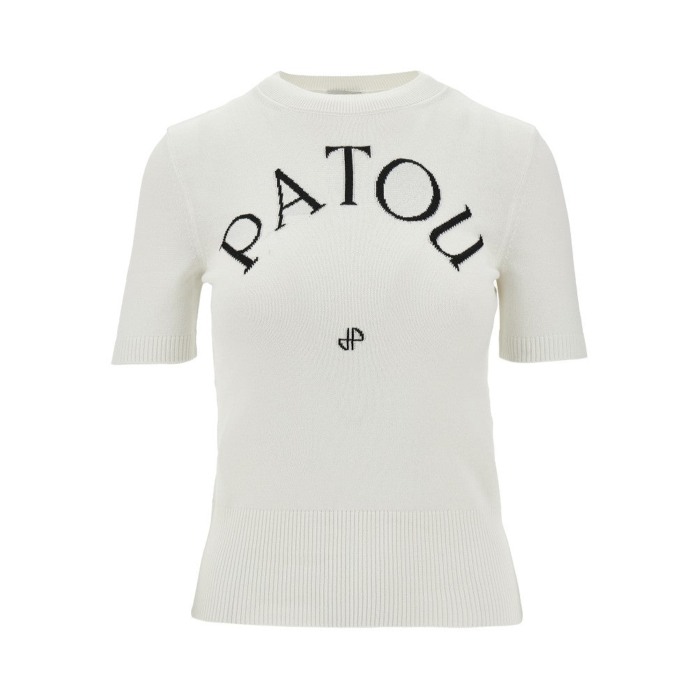 Pullover girocollo a manica corta