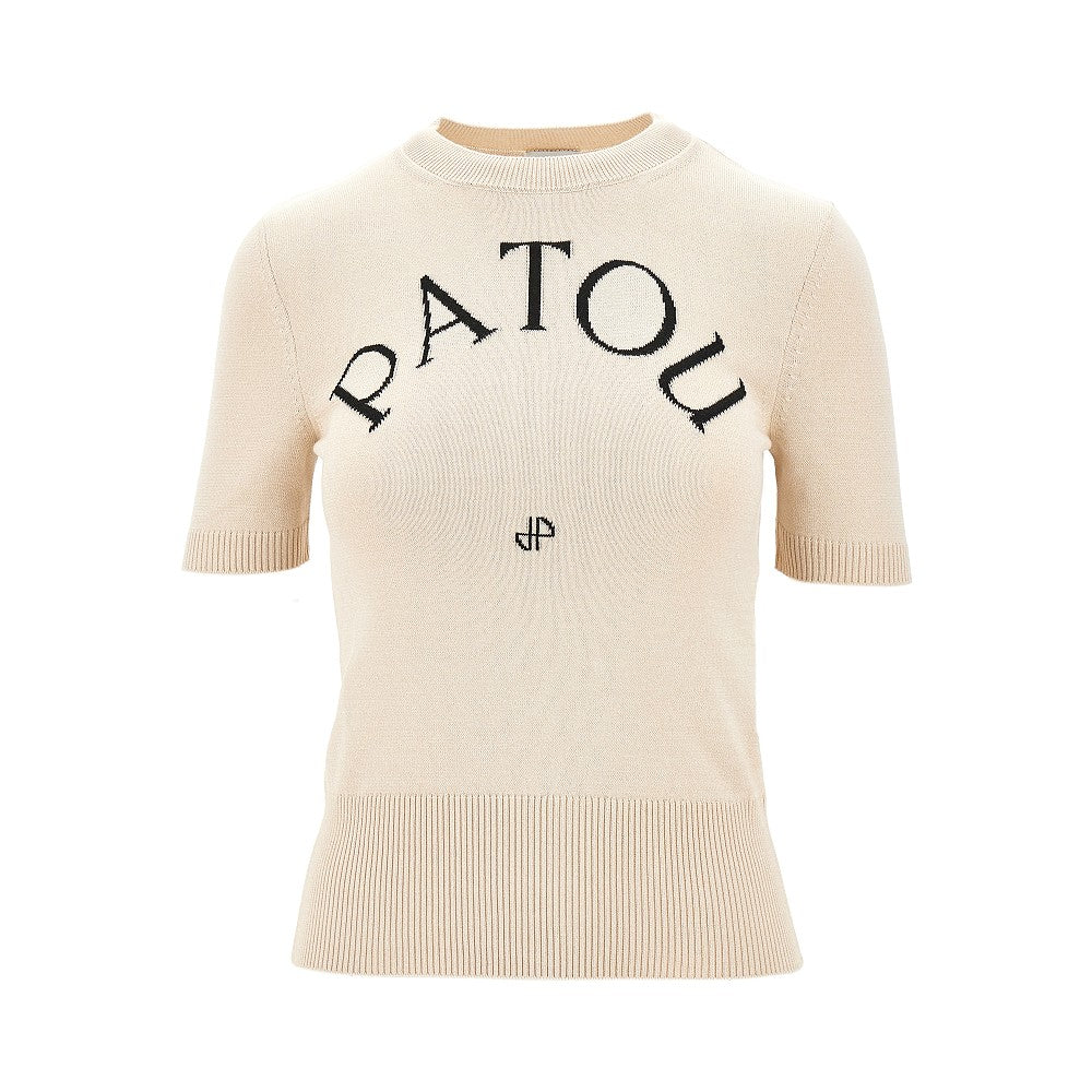 Pullover girocollo a manica corta