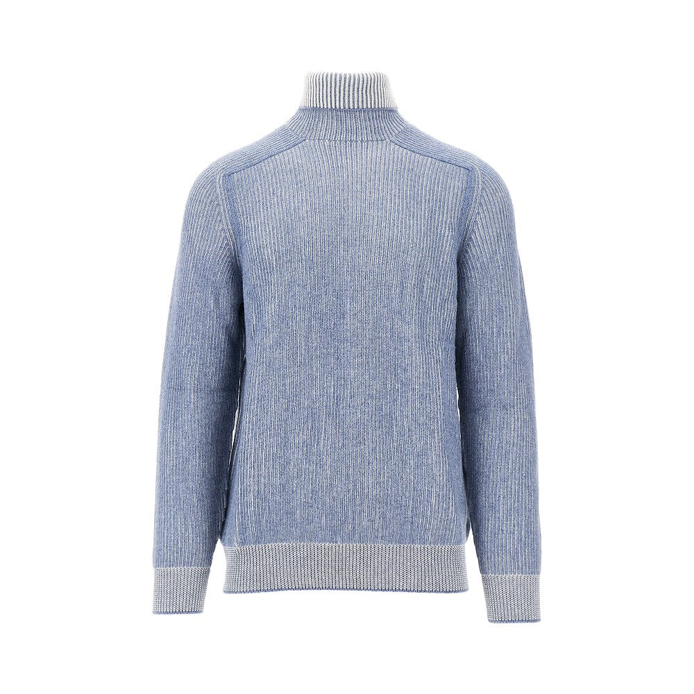 Pullover reversibile in cachemire