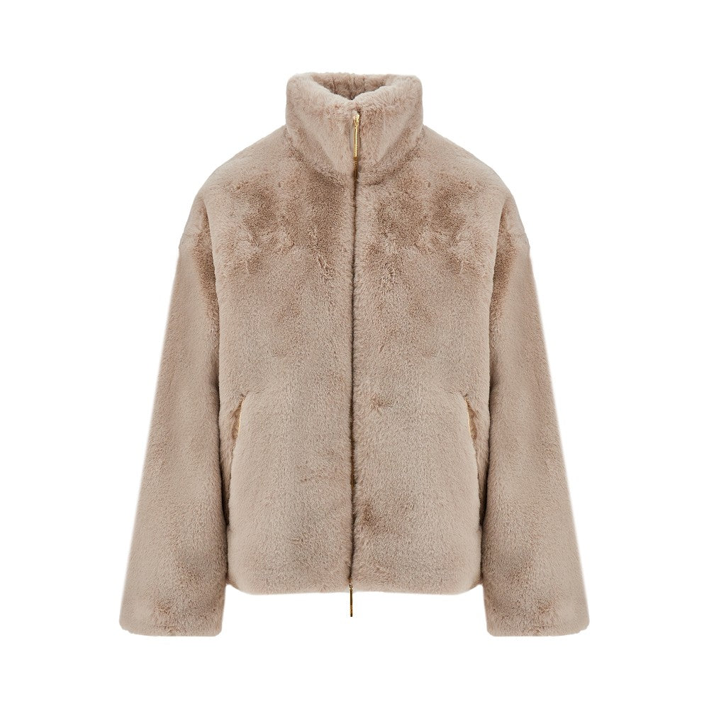 Eco fur 'Barbra' blouson jacket