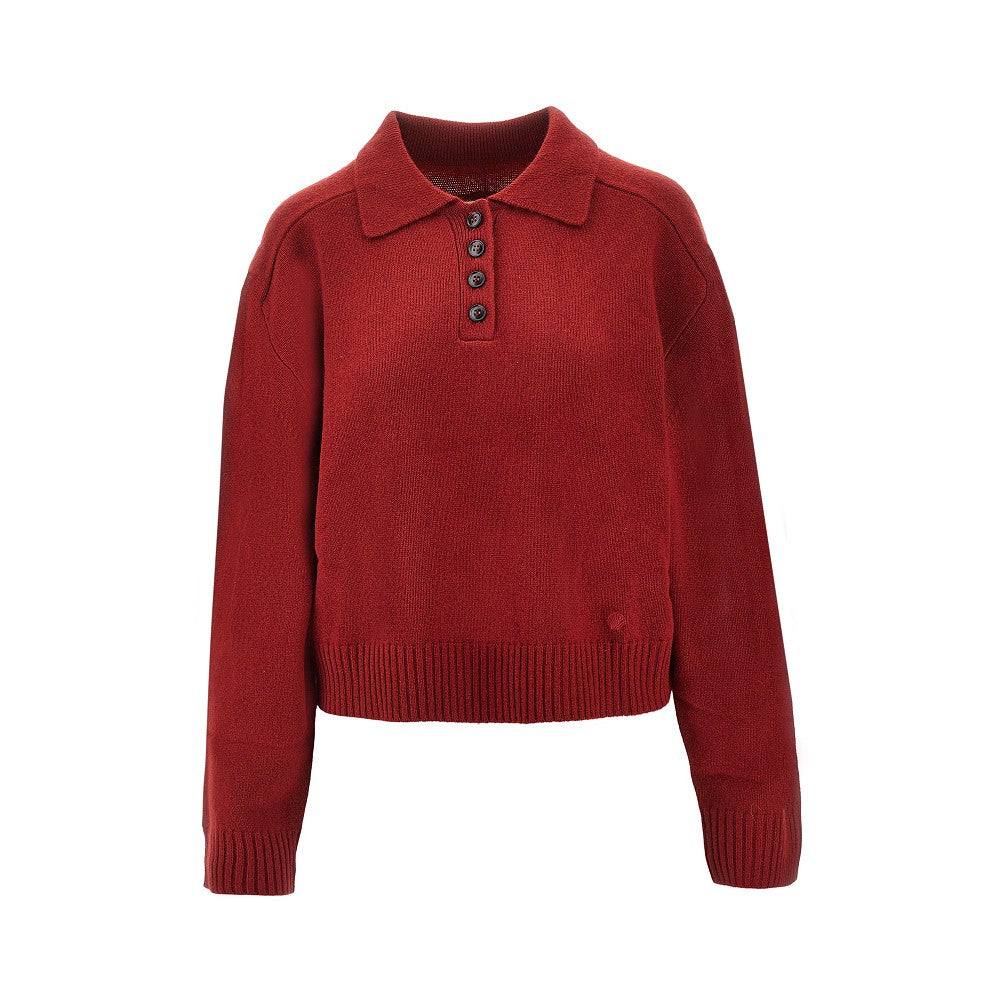 'Luke' wool and cashmere sweater