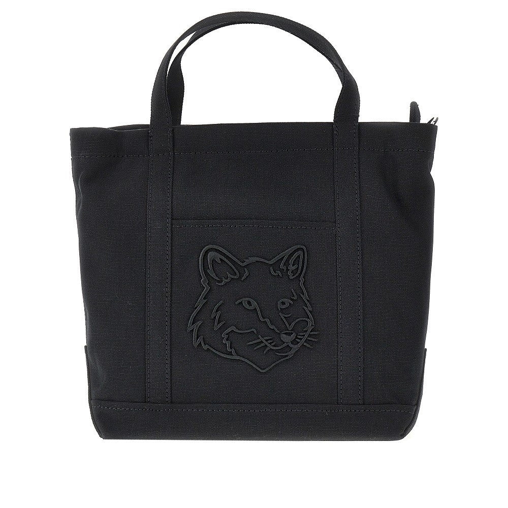 Tote bag 'Fox Head' piccola in tela