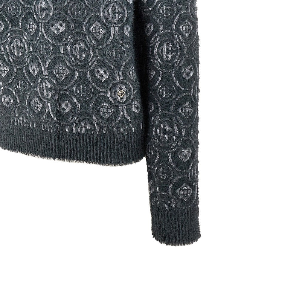 Fluffy Monogram crewneck sweater