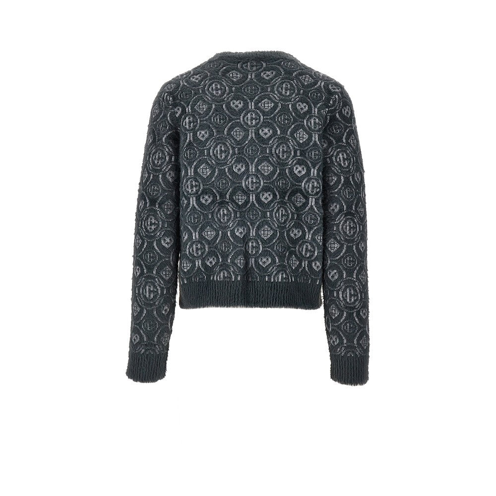 Fluffy Monogram crewneck sweater