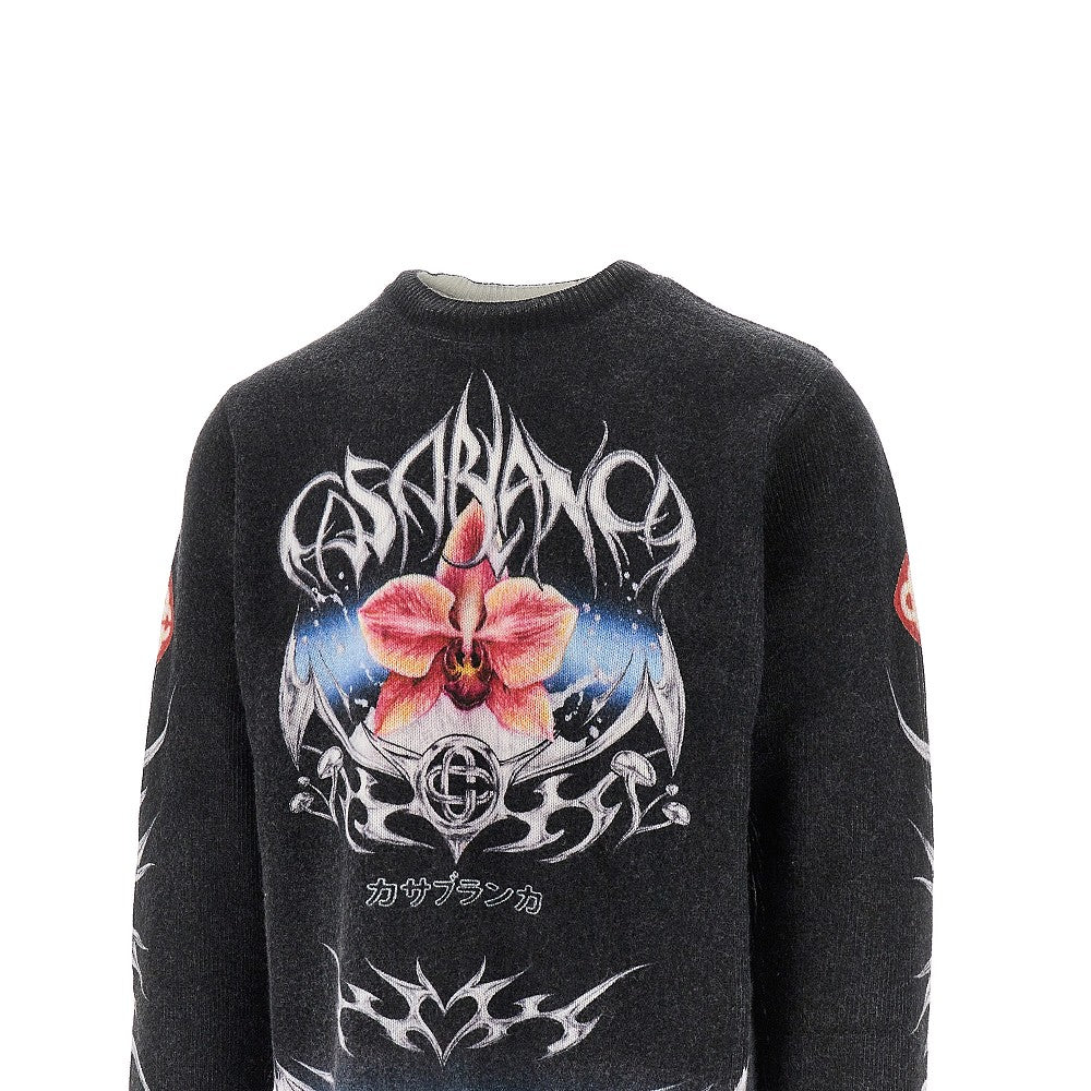 'Blades' knitted sweater
