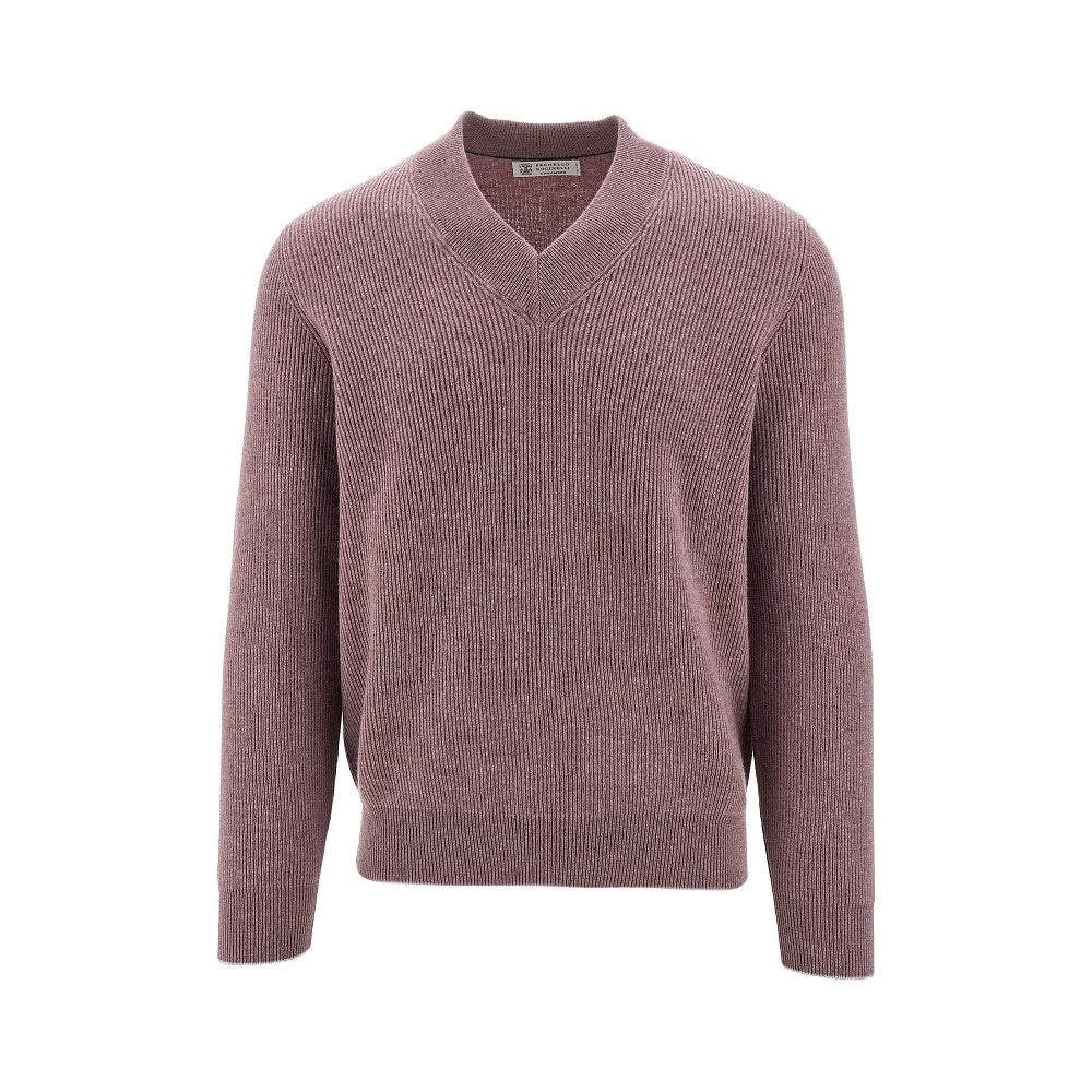 Cashmere V-neck sweater