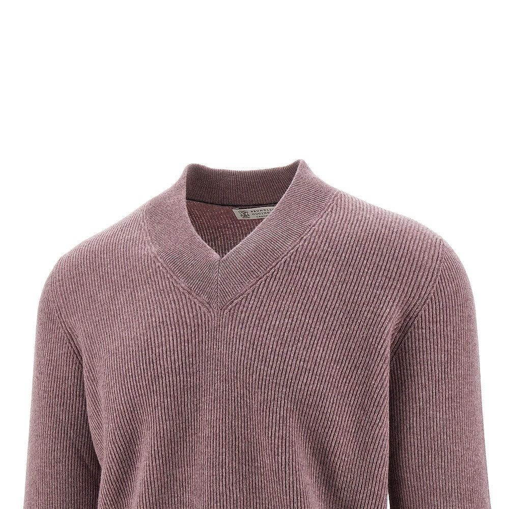 Cashmere V-neck sweater