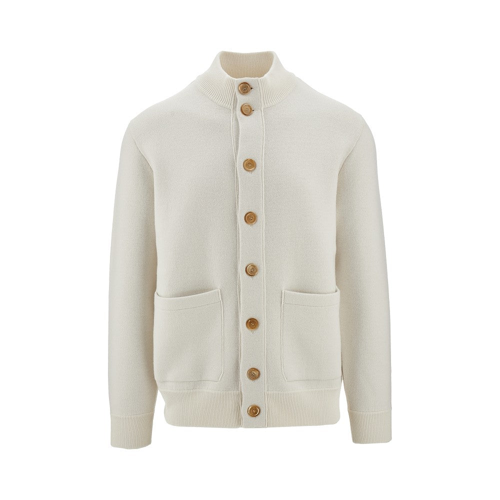 Cashmere-blend cardigan